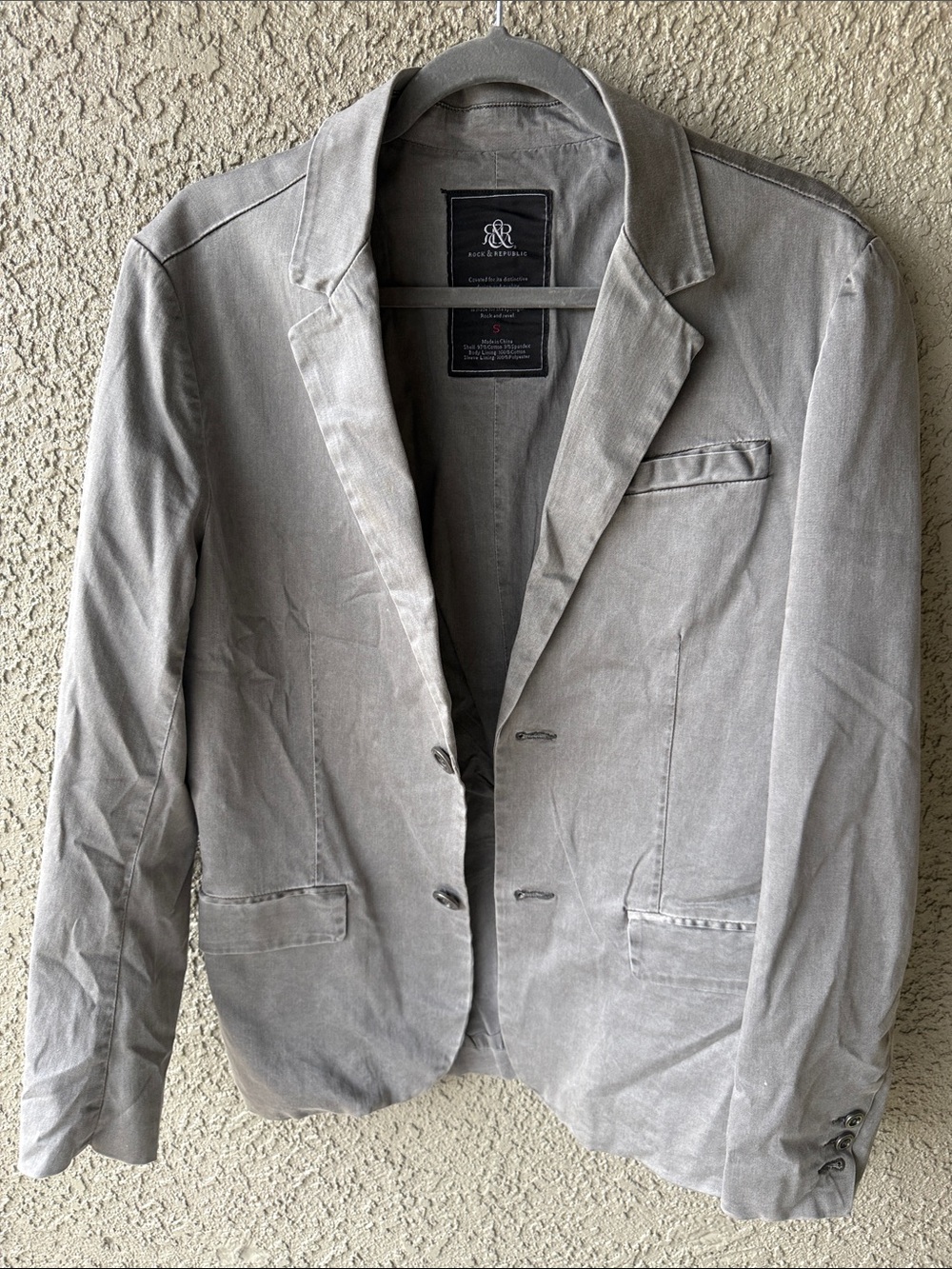 Rock & Republic Gray Men's Casual Blazer